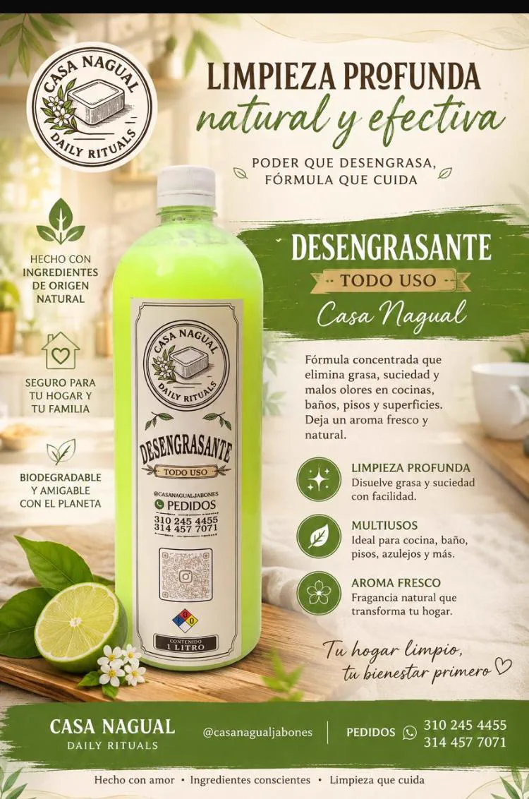 Desengrasante todo uso Casa Nagual